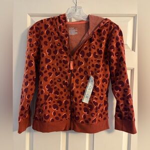 Cat & Jack Rust Leopard Print Hoodie
